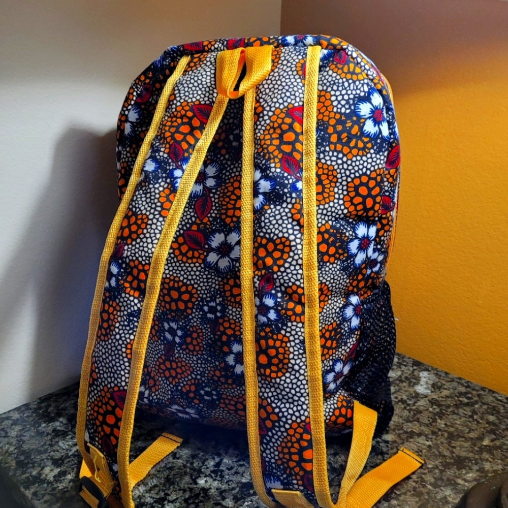 African Print BackPack